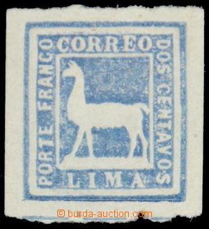 122692 - 1873 Mi.18a, Lama, ultramarine, issue for městskou post in/