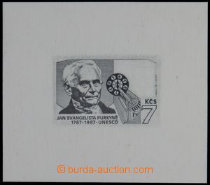 122756 - 1987 ZT  Pof.2811, Purkyně, zkusmý tisk na kartónu