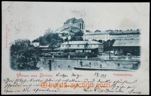 122772 - 1899 BRNO (Brünn) - část nádraží, v pozadí Petrov; DA
