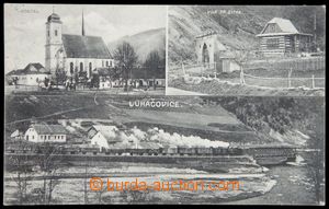 122796 - 1925 DOUBRAVNÍK - 3-okénková, kostel, vila, místní čá