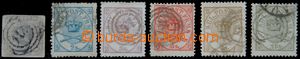 122822 - 1854-64 Mi.6, 11-15, comp. 6 pcs of classical stamp in/at av
