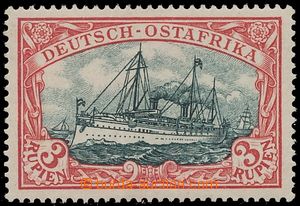 124032 - 1901 DEUTSCH-OSTAFRIKA  Mi.21a, Loď 3R tmavě karmínově 
