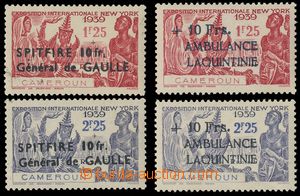 124263 - 1941 Mi.220-221, 222-223 (Yv.245-248), overprint, catalogue 