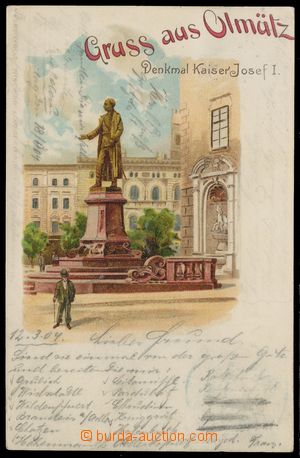 124264 - 1904 OLOMOUC (Olmütz) - memorial Joseph I., coloured lithog