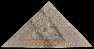 124342 - 1863 Mi.3 (SG.20), Trojúhelník 6P světle fialová, kat. S