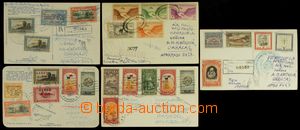 124345 - 1950-52 sestava 5ks pohlednic adresovaných do Venezuely, z 