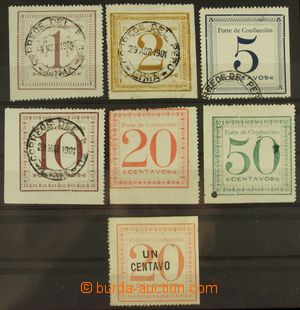 124425 - 1896-1903 Mi.1-6, Balíkové zn., kompletní série + Mi.7, 