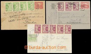 124455 - 1919-20 comp. 3 pcs of entires with express stamp. 2h and 5h