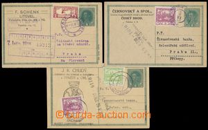 124459 - 1918-19 CPŘ3, Charles 8h, comp. 3 pcs of, from that 2 pcs o