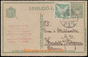 124465 - 1919 CPŘ28, PC103, Mi.P61a, uherská dopisnice 8f s hranat