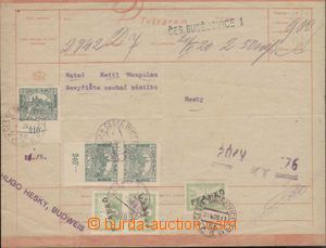 124488 - 1920 TELEGRAM / telegram form with monogram and sale price 5