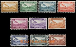124493 - 1934 Mi.386-395 (Yv.60-69), Letecké, série 10ks známek, k