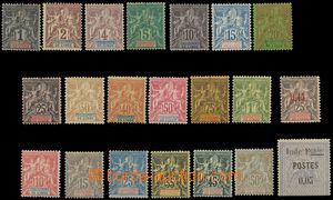 124494 - 1892-1903 Mi.1-13, 14-19, 22, 24, Alegorie, kat. Yv. 418€