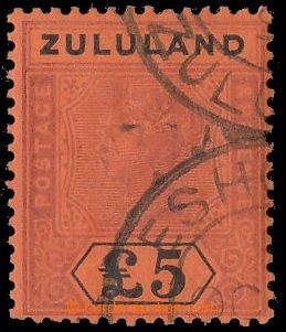 124510 - 1894 Mi.23 (SG.29), Queen Victoria £5, very rare stamp,