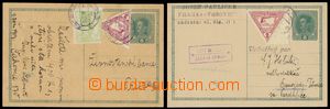 124535 - 1919 CPŘ3, Charles 8h, comp. 2 pcs of uprated by. Austrian 