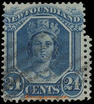 124539 - 1866 Mi.21y, Královna Viktorie 24c, bílý papír, vpravo d