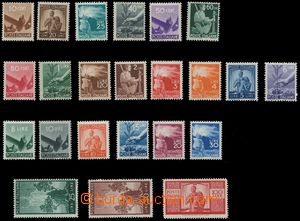 124540 - 1945 Mi.682-704, Demokracie 10C-100L, kompletní série, lux