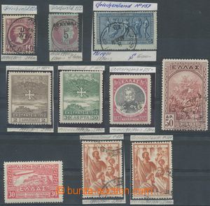 124549 - 1889-1951 comp. 10 pcs of stamps, i.a. Mi.82B, 157, 344B, 58