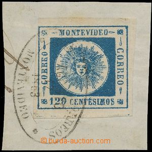 124568 - 1859 Mi.11a, Sun 120c blue, imperforated, quite extraordinar