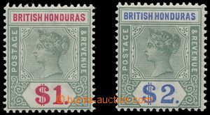 124601 - 1899 Mi.47, 48 (SG.63,64), Královna Viktorie $1 a $2, kat. 