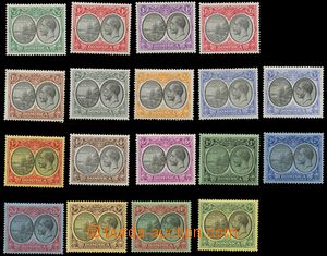 124606 - 1923 Mi.68-85 (SG.71-88), George V., set 18 pcs of stamps, c