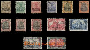 124631 - 1900 Mi.7-19, overprint, complete set, cheap stamps Mi.9, 14