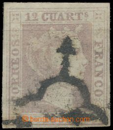 124636 - 1850 Mi.2, Královna Izabela II. 12Cs, bezvadný střih i ce