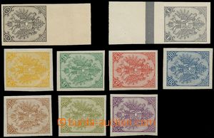 124694 - 1879-1895 PLATE PROOF Mi.1-9, the first issue., complete set