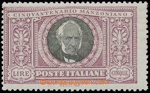124717 - 1923 Mi.193, Manzoni 5L, zk. Bühler, kat. 1.800€