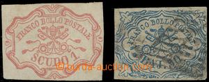 124808 - 1852 Mi.10I, 11, Papal Emblem, comp. 2 pcs of classical stam