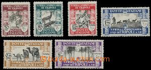 124826 - 1929 TRIPOLITANIA  Mi.80-85, 3. vzorkový veletrh Tripolis, 