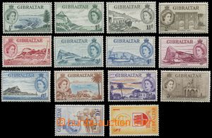 124911 - 1953 Mi.134-147, Elizabeth II. + country motives, complete s