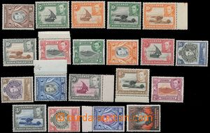124921 - 1938 Mi.52-71, George VI. + motives, complete set 20 pcs of 