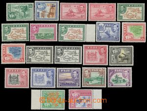 124923 - 1938 Mi.92-110, George VI. + motives, complete set, extraord