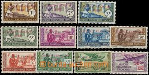 124932 - 1940-41 Mi.102-110, 161-162, Přetisk, kompletní série, č