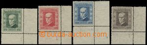 124950 - 1923 Pof.176-179, Jubilee 50h - 300h, LR corner pieces with 