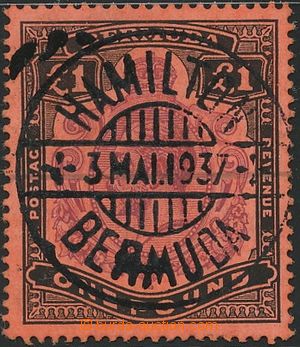 124993 - 1918 Mi.48, George V., highest value, complete fiscal cancel
