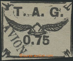 124997 - 1921 issue T.A.G. Mi.5A, Wing Helmet 0.75C, c.v.. 750€, ex
