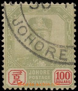 125046 - 1904 Mi.B59 (SG.77), Sultan Ibrahim, highest value 100$, CDS