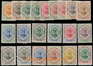 125055 - 1911-22 Mi.304-324, Postage stmp Ahmad Schah Kadshar, comple