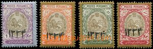 125056 - 1916 Mi.397-400, Coat of arms, postage stmp with overprint p