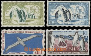 125059 - 1956-62 sestava 4ks známek, Mi.8-9, 18, 26, Fauna, svěží
