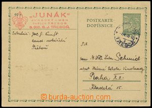 125101 - 1940 SCOUTING  Bohemian and Moravian PC sent sekretářem Sc