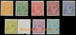 125106 - 1926 Mi.69-79A, George V., complete set 8 pcs of stamps, No.