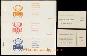 125112 - 1970-78 comp. 5 pcs of stamp booklets, Pof.ZS3 2x, Czechosl.