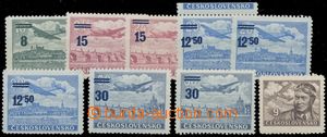125153 - 1949 Pof.L29-32, overprint provisory, comp. 5 pcs of stamps 