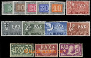 125167 - 1945 Mi.447-459, Klid zbraní v Evropě, oblíbená série P