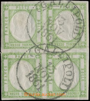 125295 - 1861 Mi.1 (Sass.17), Král Viktor Emanuel II. ½T zelen
