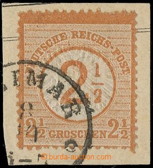 125325 - 1874 Mi.29DPrä, Postage 2½Gr, double imprint of the mi
