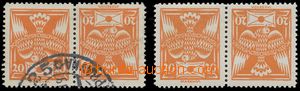 125374 -  Pof.148TBa, 20h orange, also with ditto - used, c.v.. 1.050